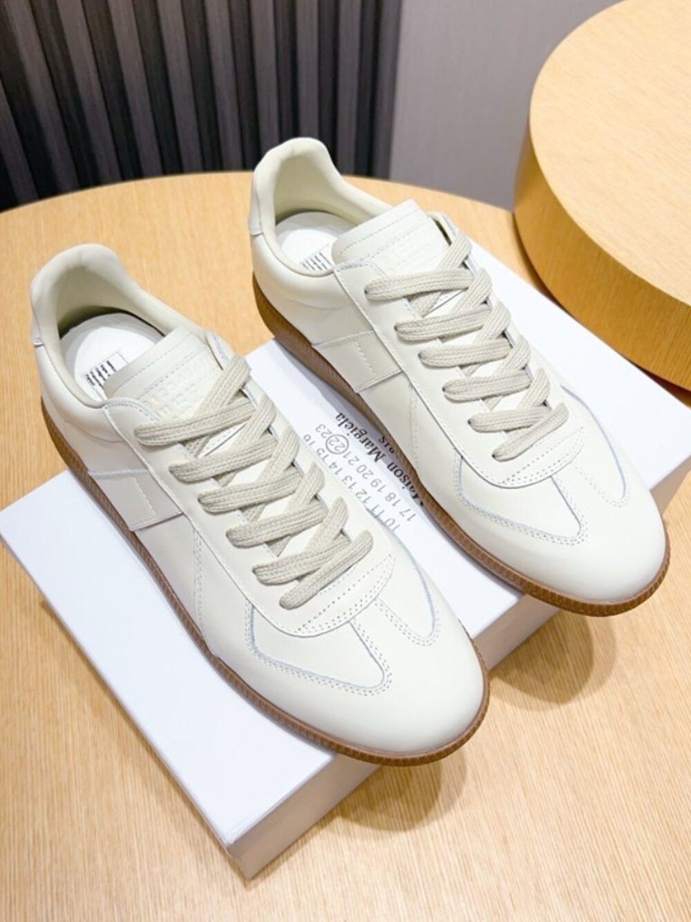 German Army Trainer Sneakers, White